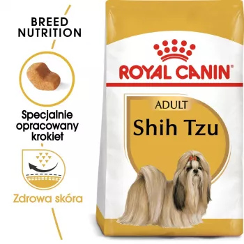 Sucha karma dla psa Royal Canin Shih Tzu Adult 1,5 kg — drób, 24% białka, 20% tłuszczu, dla małego dorosłego Shih Tzu