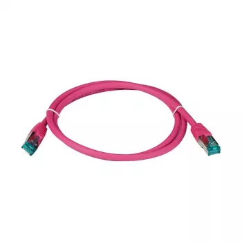 EFB-Elektronik Kabel krosowy RJ45 Kat.6A S/FTP LSZH magenta 2 m Producent: EFB Elektronik (MK6001.2MA)