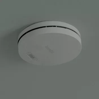 Czujnik dymu Hombli HBSA-0108 bezprzewodowy fotoelektryczny 3V litowy