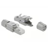 Złącze przewodowe DeLOCK 86477 RJ-45 Szare