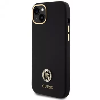 GUESS | GUHCP15M4DGPK | Etui ochronne | Apple | iPhone 15 Plus/14 Plus | TPU, silikon, mikrofibra | Czarny