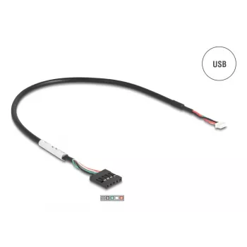 DeLOCK 90892 konwerter szeregowy / repeater / izolator USB 2.0 RS-232 ze stali nierdzewnej zielony