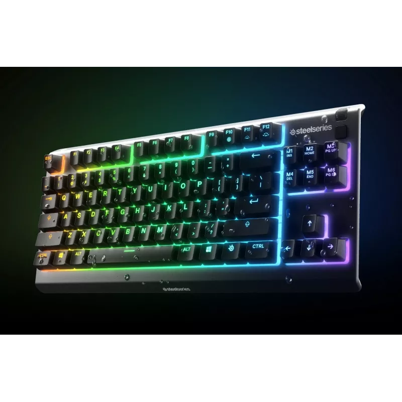 Klawiatura Steelseries APEX 3 TKL USB QWERTY US English czarna