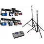 Zestaw LED Laser Bar EUROLITE 2x KLS PRO z Easy Show i 2x statywy M-4