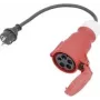 adapter kablowya zasilania AS Schwabe 61371, 16 A, 0,3 m, czarny