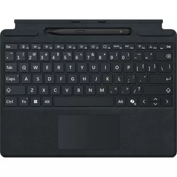 Microsoft Surface Pro klawiatura with cienki Pen QWERTZ German Czarny