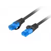 Kabel sieciowy LANBERG Cat6a S/FTP RJ-45 PCF6A-10CC-0500-BK, 5 m, LSZH, 26 AWG, CCA, czarny