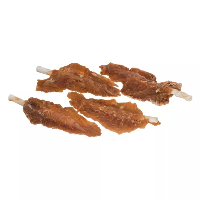 Przysmaki dla psów PETITTO Filet z kurczaka na patyku 500 g — drobiowa przekąska dietetyczna, opakowanie plastikowe 500 g