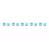 DIGITUS - Kabelclips mit Farbcodierung - für Patch-Kabel - Blau (Packung mit 100) (A-CC-B)