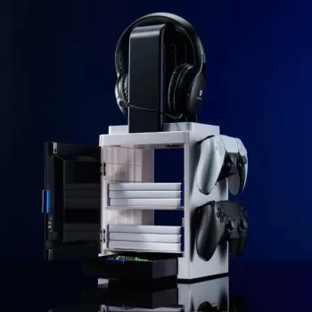 Numskull Games PS5 Inspired Gaming Locker, dyskietka na gry, PlayStation 5, Grau, przewodowy, 1 szt.