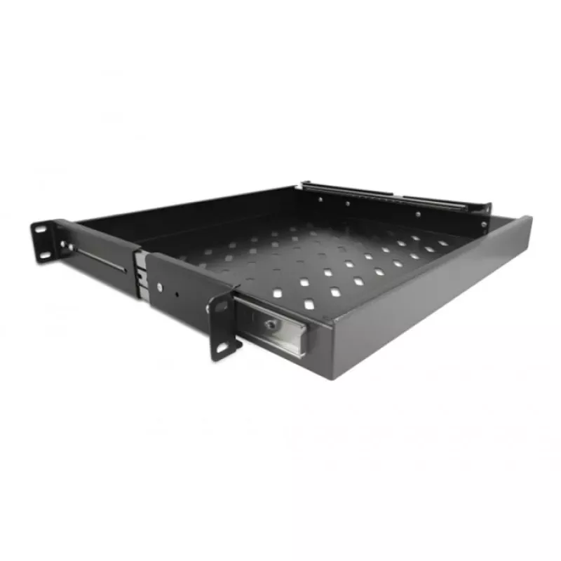 Delock - szuflada rack - Czarny - 1U - 48.3 cm (19)
