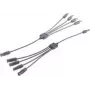 shiverpeaks ®-PV4 T-Adapter Cable Set, 4/1, 6mm², czarny/czarny, 30 cm (BS02-21054)