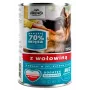 Mokra karma dla psa Frendi z kawałkami wołowiny w delikatnym sosie 1250 g