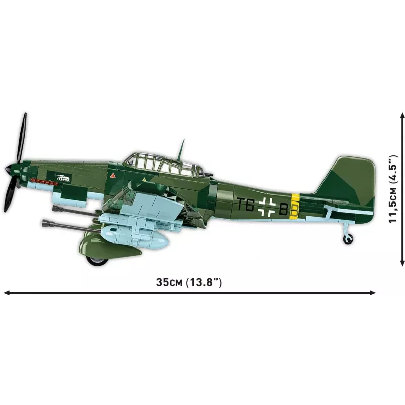 Zestaw konstrukcyjny Cobi Blocks Junkers JU 87G-2 Stuka 571 szt. model do składania