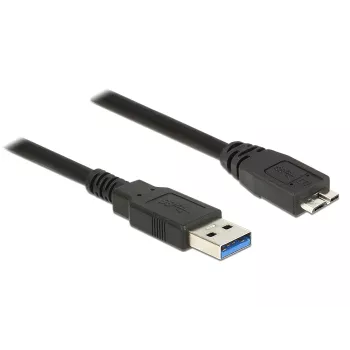 Kabel USB DeLOCK 85074 USB 3.2 Gen 1 2m USB A Micro-USB B Czarny