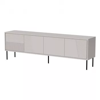 szafka RTV ABI 4D 200x38x62 kaszmir matowy