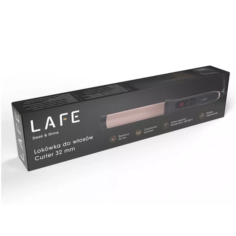 Lokówka LAFE Sleek & Shine 32 mm LAFLKA47572, wałek 32 mm, elektryczne narzędzie do stylizacji