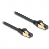 DeLOCK Kabel sieciowy RJ45 Cat.6A męski do męskiego S/FTP czarny 3 m