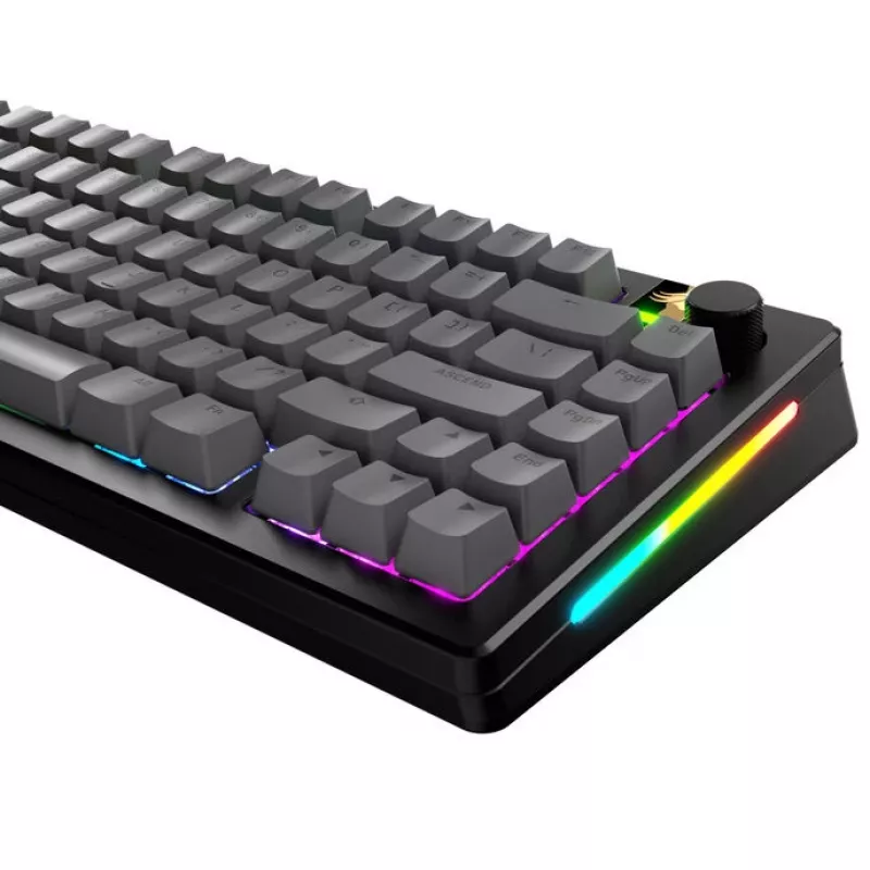 Keycaps GLORIOUS GPBT Basics PBT Dye-Sub Armor szary układ ANSI