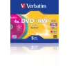 VERBATIM 43297 Verbatim DVD+RW cienki jewel case 5 4.7GB 4x Kolorowa