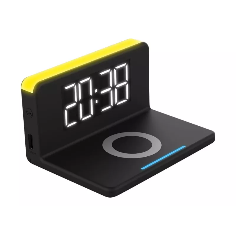 Alarm Clock Terratec ChargeAir Digital Czarny żółty 286141