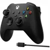 Microsoft Xbox Wireless Controller + kabel USB-C, czarny gamepad analogowy / cyfrowy PC, Xbox One, Xbox One S, Xbox One X, Xbox Series S, Xbox Series X