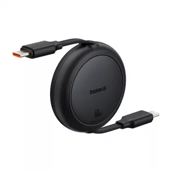 Baseus Free2Pull Mini kabel USB USB-C do USB-C, 60W, 1, (czarny)