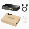 Przełącznik sieciowy Cudy GS1005PTS1 Gigabit Ethernet (10/100/1000) Power over Ethernet (PoE) Czarny