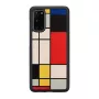 Etui Man and Wood do Samsung Galaxy S20 — czarne drewno