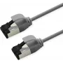 Kabel krosowy ROLINE S/FTP kat.8.1, cienki, PoE, szary, 1 m (21.15.3401)