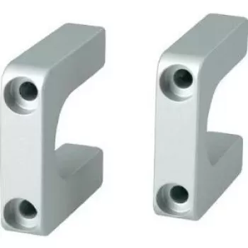 Uchwyt SCHROFF Multipac 20860-256, szary uchwyt z tworzywa sztucznego 40×40×10 mm, akcesorium montażowe