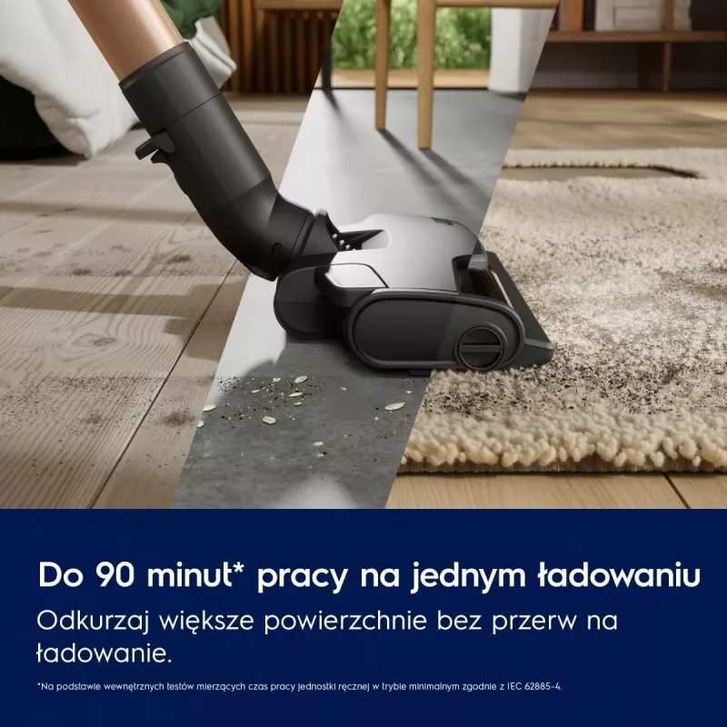 Electrolux EP82AB25UG odkurzacz pionowy/szczotka elektryczna Bateria Sucho Cykloniczny Bezworkowy 0.4 l 100 W Szary