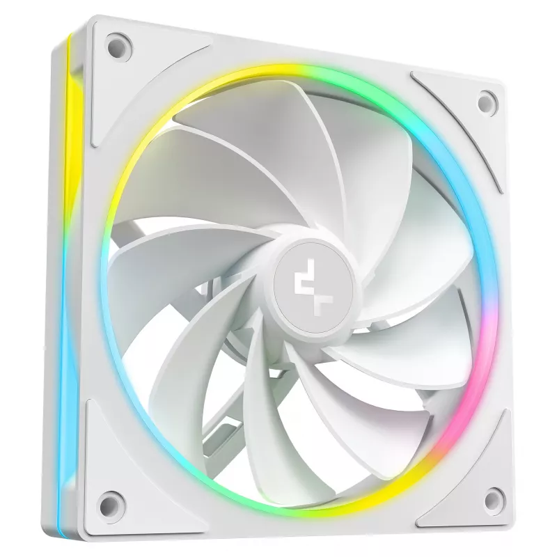 Obudowa komputera stacjonarnego DeepCool CL6600 WH — biała, obsługa zasilaczy ATX/PS2/SFX/SFX-L, przód 140 mm, góra/tył 120/140 mm, napędy 2.5 cala i 3.5 cala
