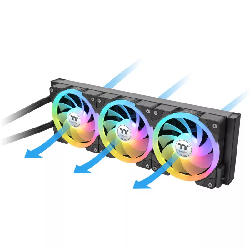 Chłodzenie cieczy AIO CPU THERMALTAKE MAGFloe 360 Ultra — radiator 360mm, wentylatory RGB