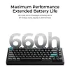 Mechaniczna klawiatura 75% Keychron Q1 Ultra 8K — USB + bezprzewodowa RF + Bluetooth, RGB, czarna
