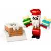 Zabawka konstrukcyjna LEGO Świąteczny komin Świętego Mikołaja polybag 30692 – mini zestaw do budowania