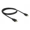 Kabel HDMI DeLOCK 84752 1m Typ A Męski do Męskiego Czarny