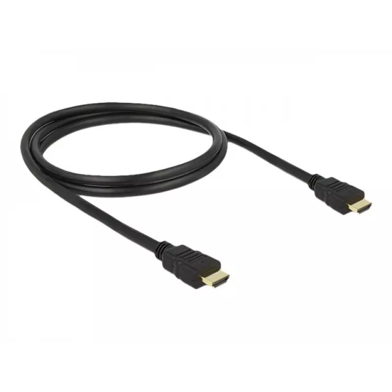 Kabel HDMI DeLOCK 84752 1m Typ A Męski do Męskiego Czarny