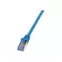 Kabel sieciowy LogiLink Cat6a S/FTP RJ-45 2m niebieski