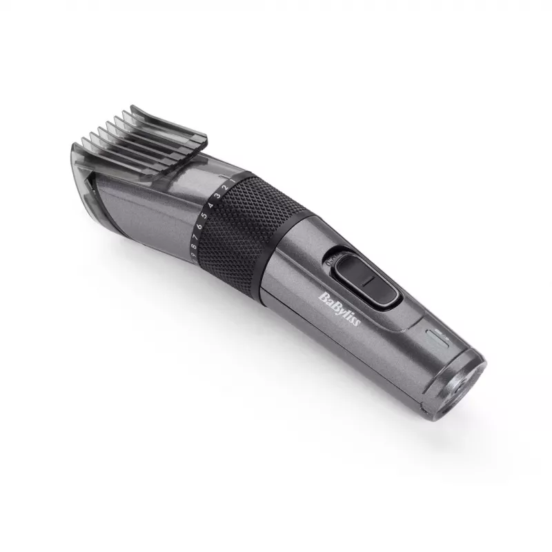 Maszynka do strzyżenia włosów BABYLISS E976E — bezprzewodowa, akumulatorowa, 26 stopni długości, 0,5 mm–25 mm, ostrze 40 mm, ostrza tytanowe/ze stali nierdzewnej, 60 min pracy