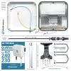 Antena LTE + Wi-Fi QuWireless QuMax A240M do Teltonika RUT241/RUT240/200/230