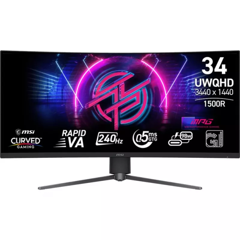 Monitor MSI MPG 346CQRFDE X24 34 cale zakrzywiony Rapid VA 3440 x 1440