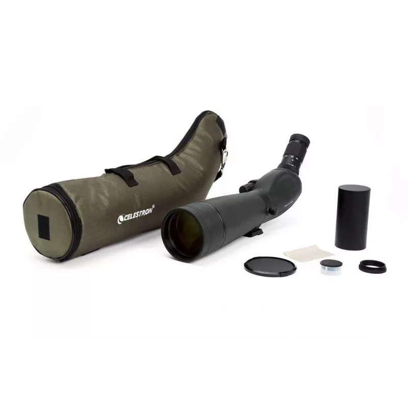 Celestron TrailSeeker 80-45 Stopień luneta obserwacyjna 60x BaK-4 Czarny