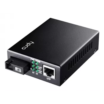 Konwerter mediów sieciowych Cudy MC100GSB-60A 1000 Mbit/s Wielomodowy Jednomodowy Czarny