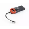 Czytnik kart Gembird FD2-MSD-3 USB 2.0 Czarny Czerwony