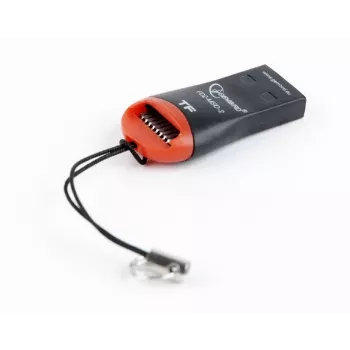 Czytnik kart Gembird FD2-MSD-3 USB 2.0 Czarny Czerwony