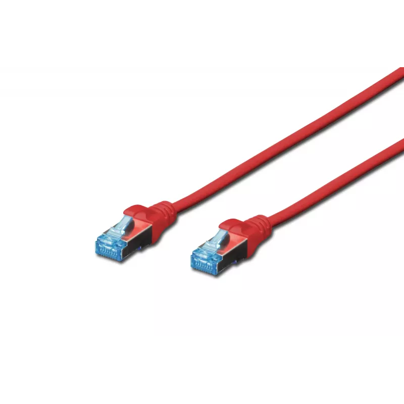 Kabel sieciowy Digitus CAT 5e SF/UTP RJ-45 2m Czerwony