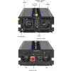 Przetwornica napięcia QOLTEC Monolith 3000 MS Wave, 12V→230V, 1500/3000W, z USB