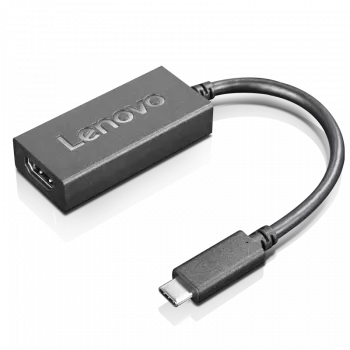 Lenovo 4X90R61022 adapter kablowy wideo 0,24 m USB-C HDMI typu A (Standard) Czarny