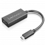 Lenovo 4X90R61022 adapter kablowy wideo 0,24 m USB-C HDMI typu A (Standard) Czarny
